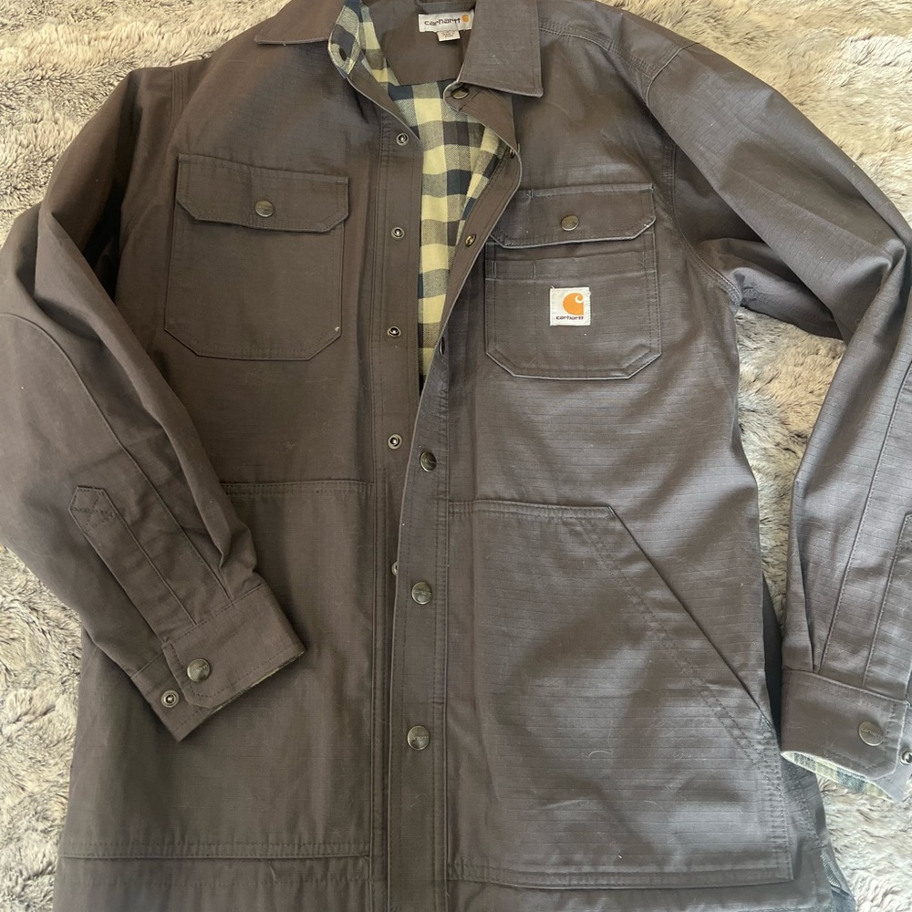 Carhartt Men's Charcoal Chore Jacket